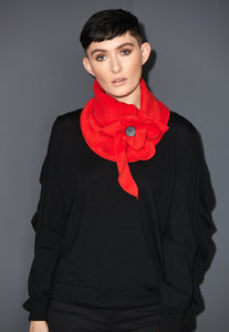 The poppy scarf by Rew clothing