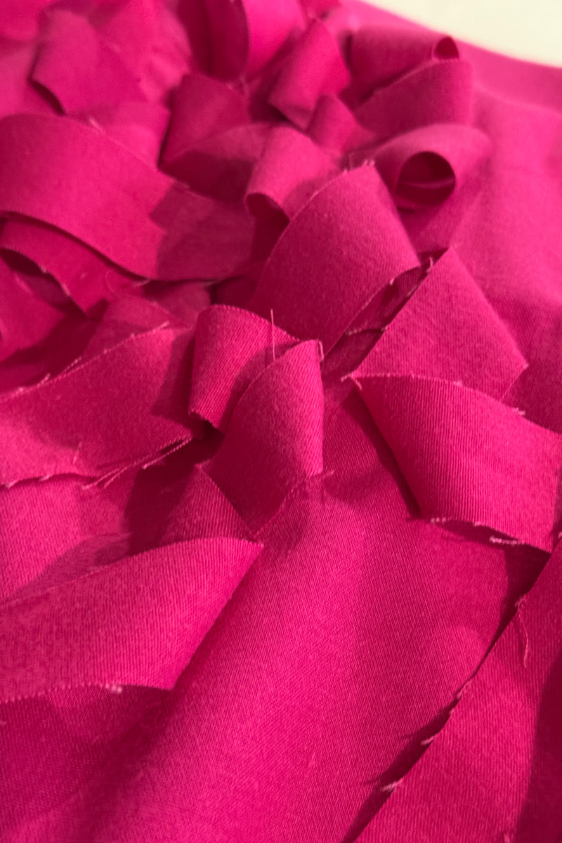 Sooper Cotton Cerise Puff Shirt Top