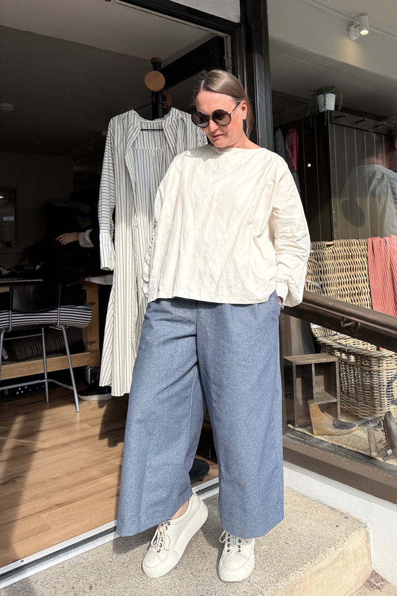Sweeper Longer - Skyla Denim Trousers