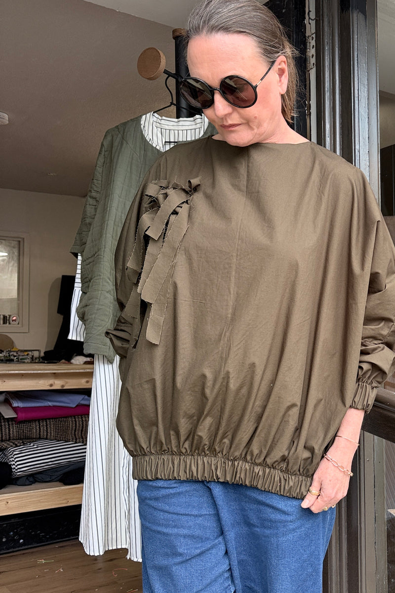 Sooper Puff - Olive Top