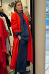 Duster Coat - Lovvy Bright Red