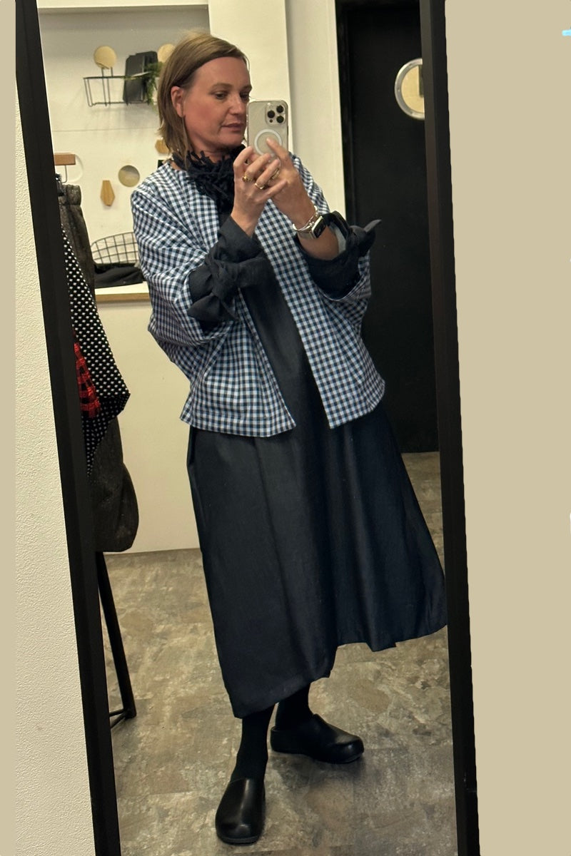 Kimono- Baby Blue & Navy