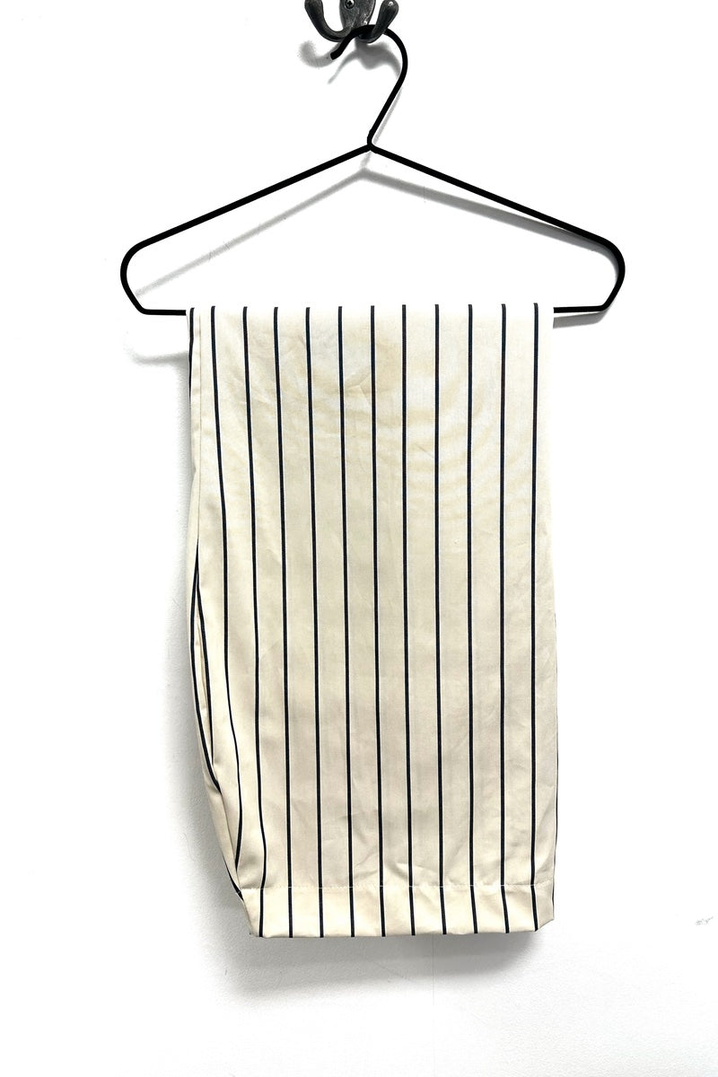 Balloon - Cream Striped Trousers.