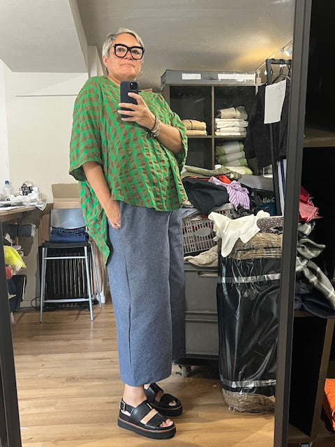 T-Top Green & Brown Check