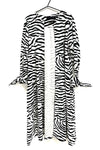 Duster - Zebra Cotton Black & White