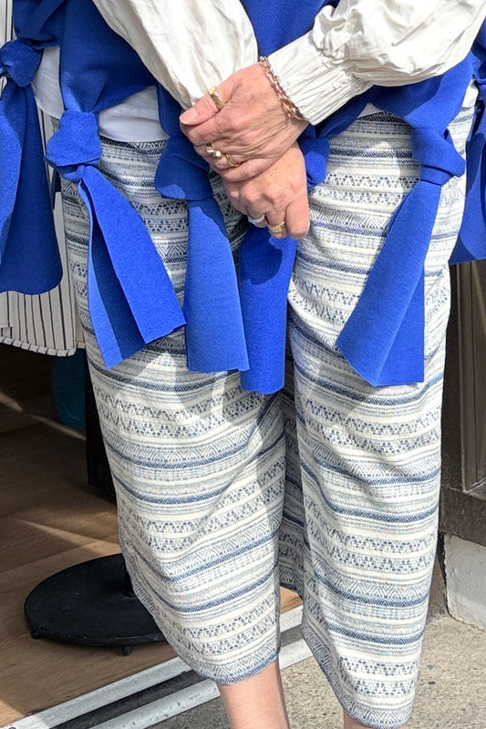 Para  - Kazba - Textured Woven Trousers