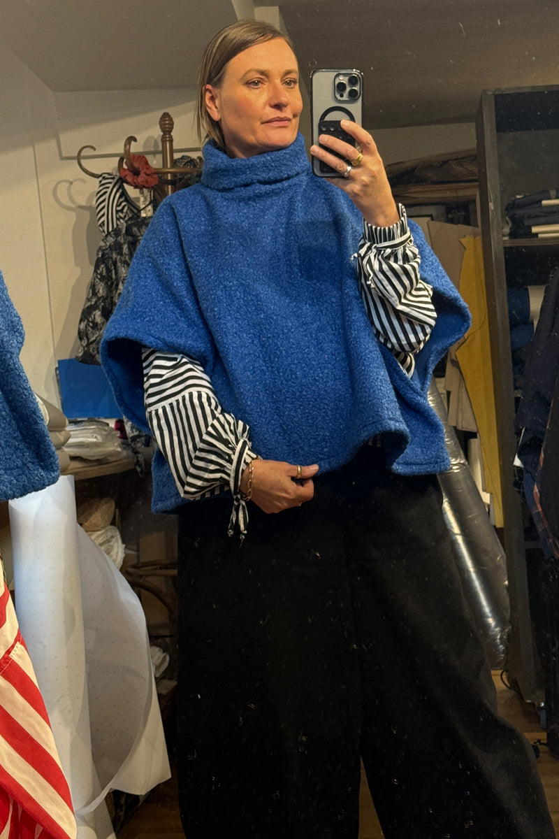 Sooper Boucle Royal Blue Vest