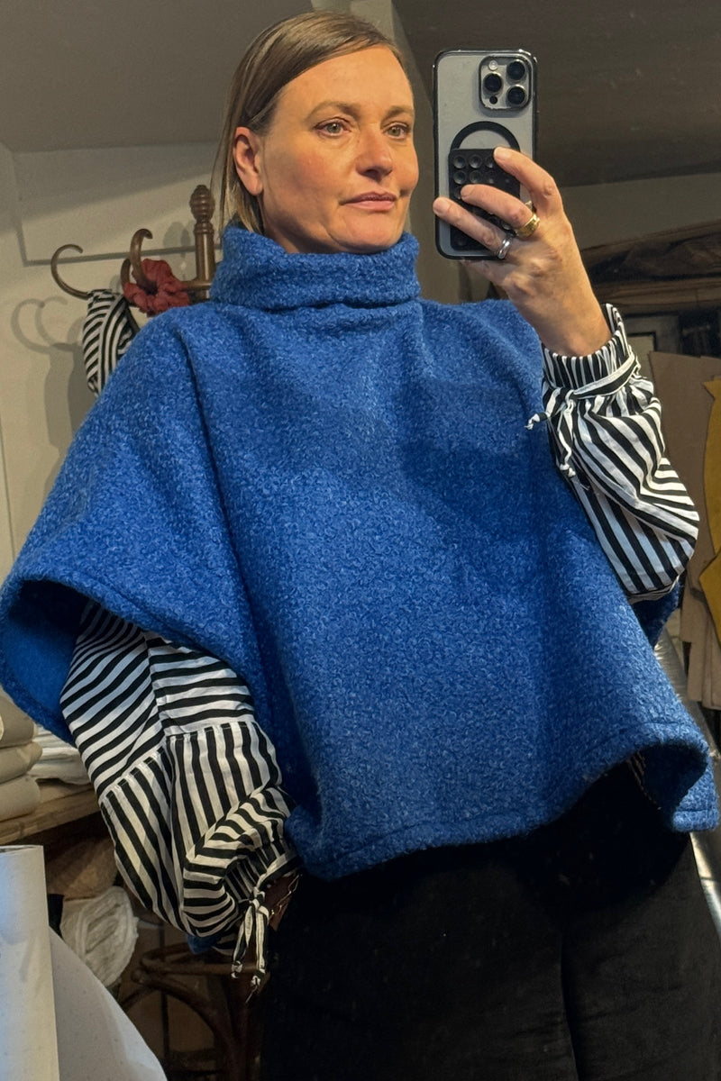 Sooper Boucle Royal Blue Vest