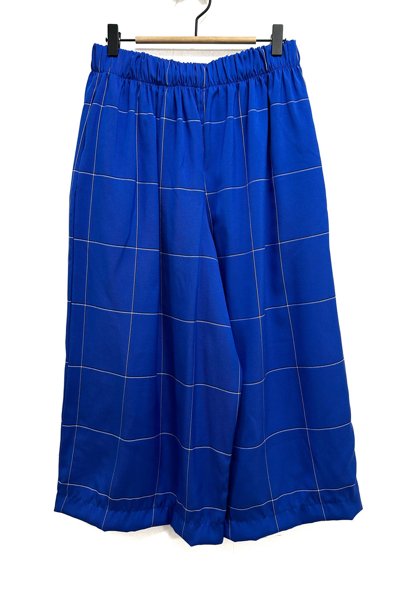 Sweeper - Blue Grid Check Trousers