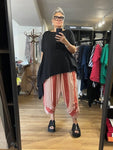 Para - Bold Terracotta Stripe Trousers