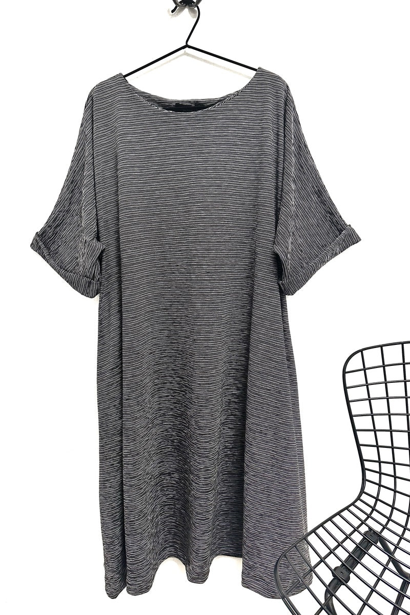 Zana - Broken Stripe Jersey Summer Dress