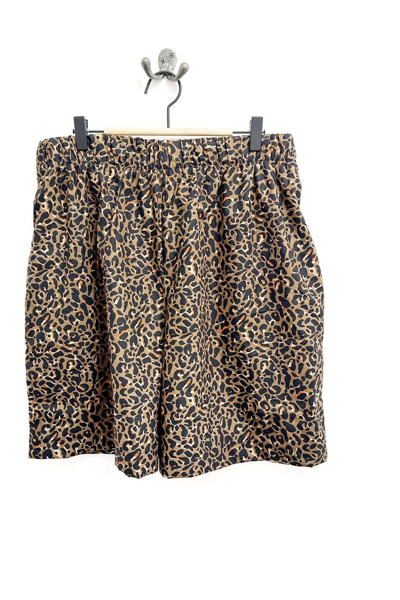 Midi Shorts -  Animal Print Brown