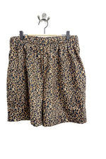 Midi Shorts -  Animal Print Brown