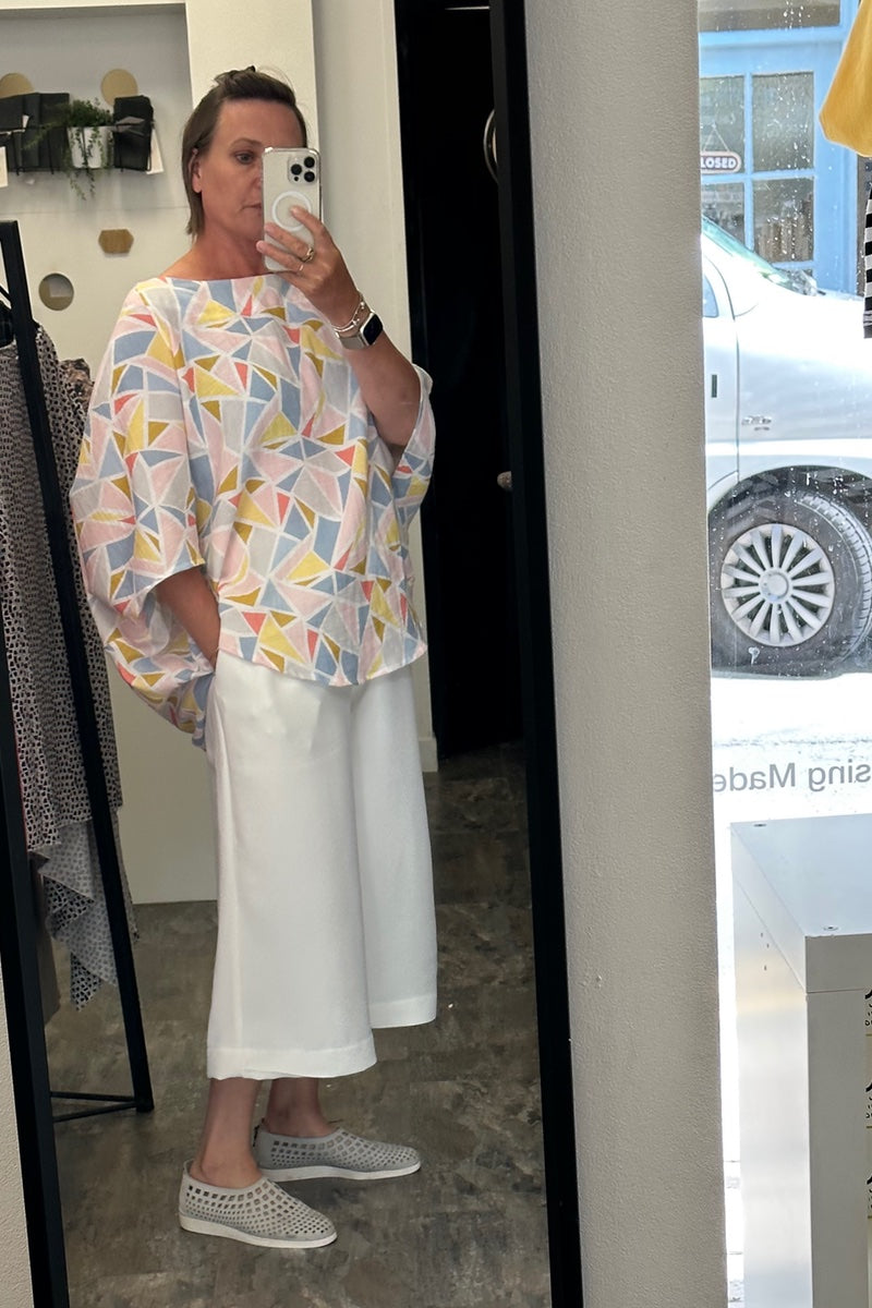 Carousel Flo Top - Pastel Print