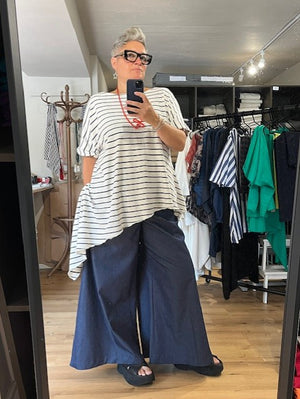 Kick Trousers - Dark Denim