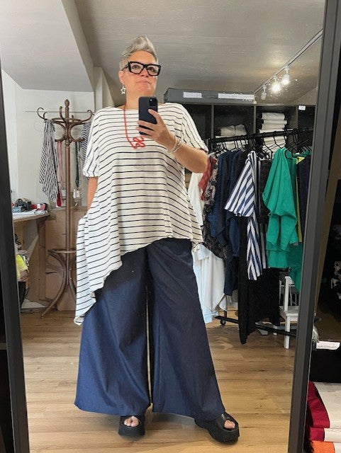 Kick Trousers - Dark Denim