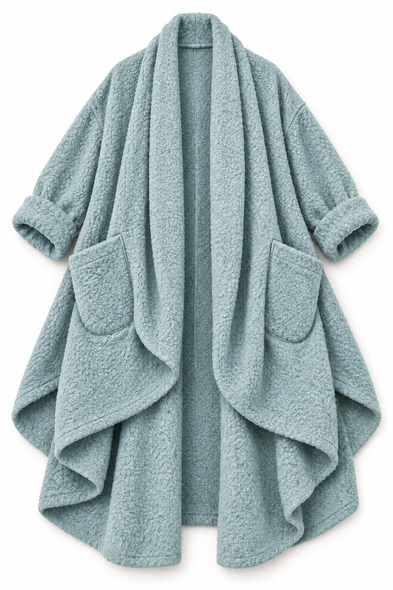 Puff Jacket Boucle  Duck Egg