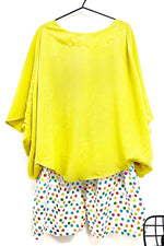 Flo Tee Top - Chartreuse  yellow