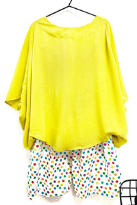 Flo Tee Top - Chartreuse  yellow