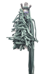 Abby - Glass Unusual Tassel Necklace