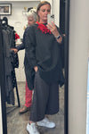 Darletta Charcoal Grey Scuba Jumper