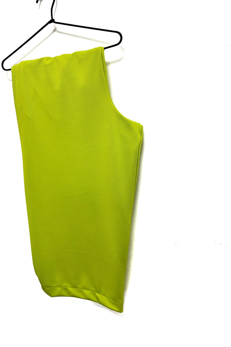Balloon Trousers - Lime Jersey Textured