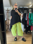 Balloon - Lime Linen Mix Trousers