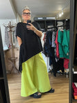Kick Trousers - Lime Linen Mix