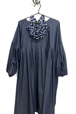 Abby Breton Navy + White  Mix- Unusual Tassel Necklace