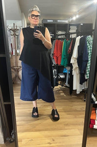 Sweeper - Navy Cotton mix