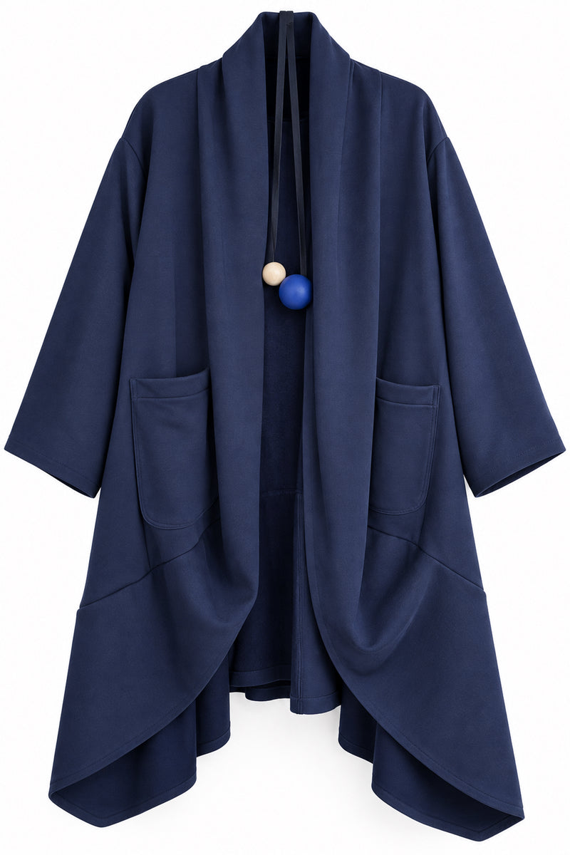 Puff Navy - Jacket Cotton Jersey Mix
