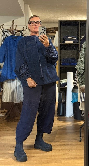 Kimono - Navy Blue Moleskin