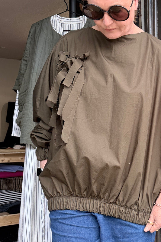 Sooper Puff - Olive Top