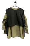 Tabbard - Olive Suit Fabric
