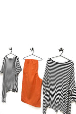 Sweeper Trousers - Orange Loose Weave Cotton