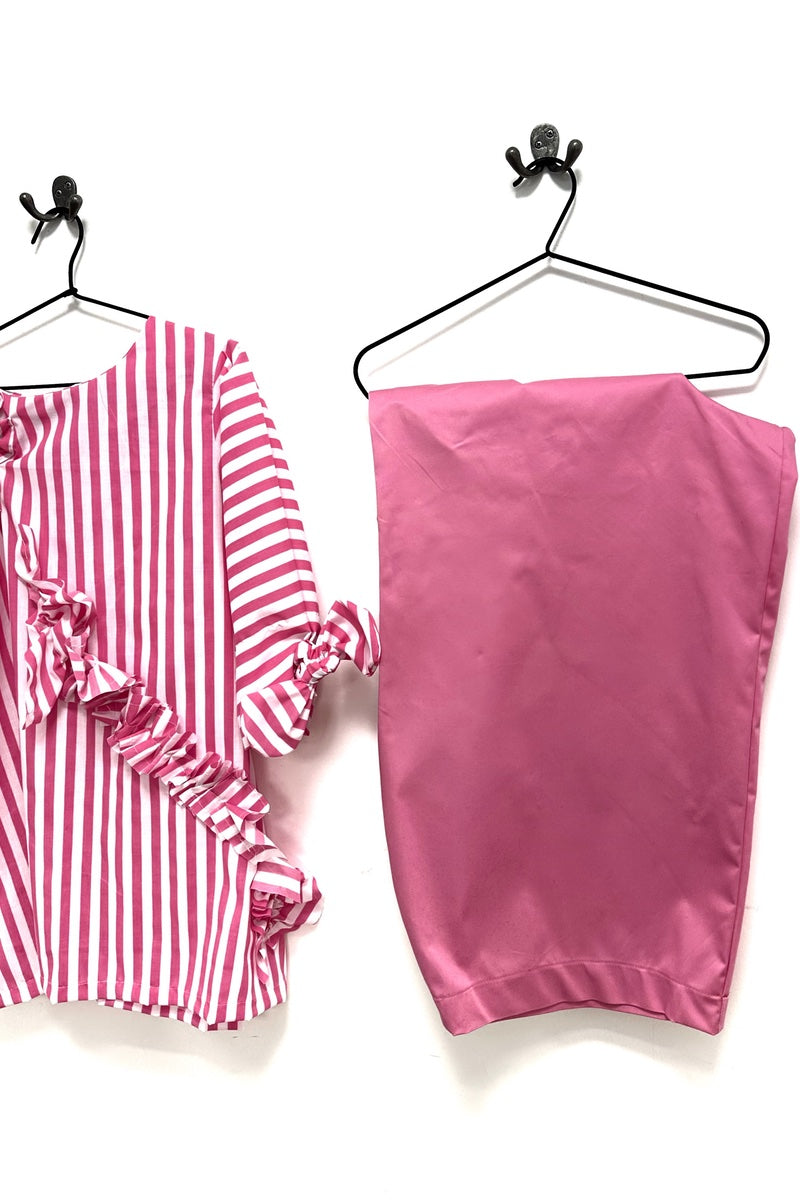 Balloon Trousers - Pale Pink