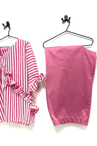 Balloon Trousers - Pale Pink