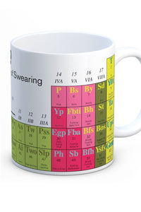RUDE BOXED MUG PERIODIC TABLE BY MODERN TOSS