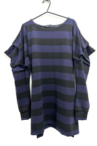 Petty Tunic Dress - Purple Stripe