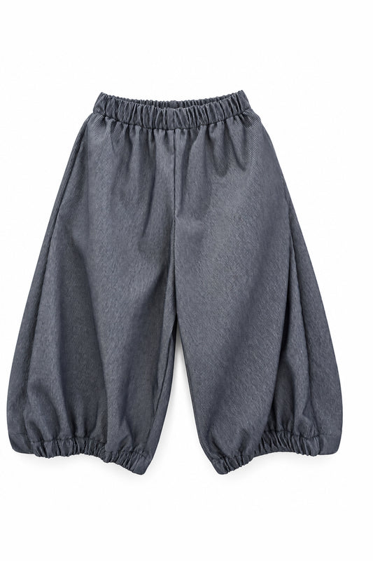 Twist Denim Stripe - Loose Fit Trousers