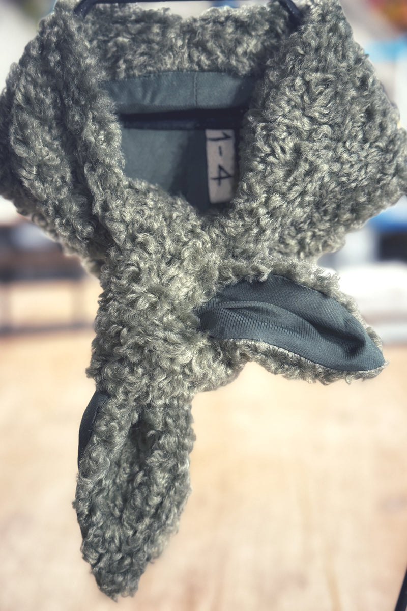 1:4 Pistachio Boucle Necka Scarf