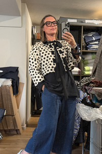 Baya - Polka Linen Cotton Jacket