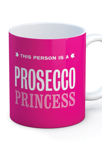 FUNNY BOXED MUG PROSECCO PRINCESS BY BRAINBOX CANDY