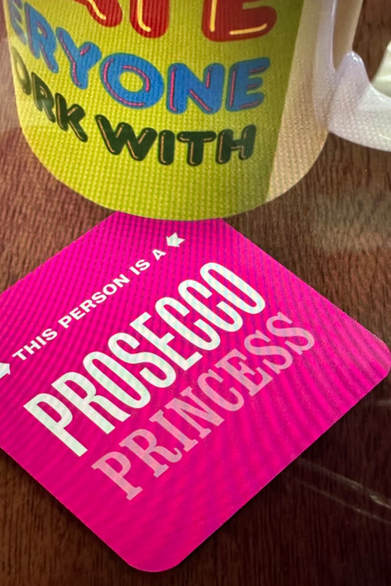 PINK PROSECCO PRINCESS BY BRAINBOX CANDY