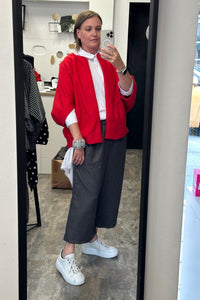 Kimono - Boiled Wool Red