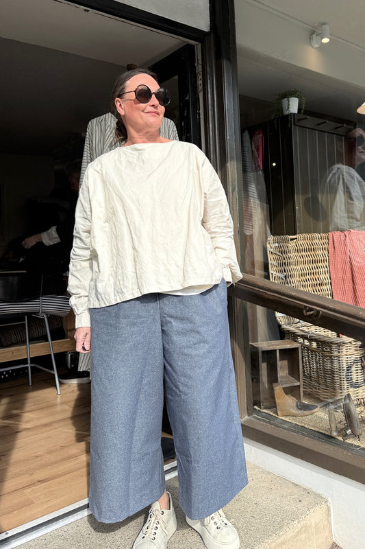 Sweeper Longer - Skyla Denim Trousers