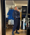 Sooper Top - Navy Wet Look