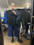 Sweeper Trousers - Navy Crepe Std Length