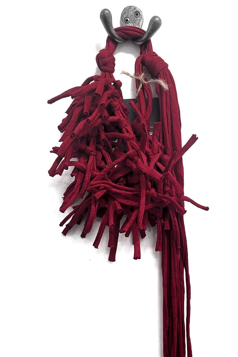 Abby - Wine Unusual Necklace