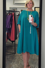 Zana Jade - Loose Fit Jersey Aline Dress
